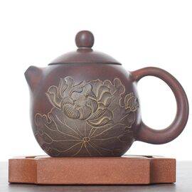 Чайник 140мл "Лотос", циньчжоуская керамика (78114)-