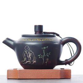 Чайник 140мл, цзяньшуйская керамика (79066)-