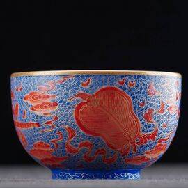 Пиала 150мл "Тыквы горлянки", техника фаланцай (400333)-