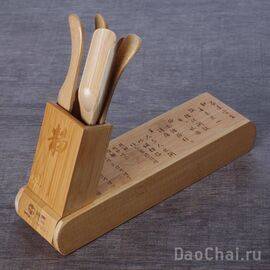 Инструменты "Пенал", 5 предметов, бамбук (8114)-