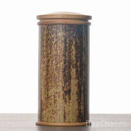 Чайница-тубус, черный бамбук (87225)-
