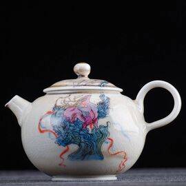 Чайник 170мл "Дух леса Шишигами", фарфор из Цзиндэчжень (400389)-