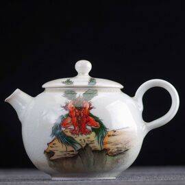 Чайник 145мл "Тэнгу", фарфор из Цзиндэчжень (400390)-