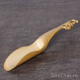 Ложечка чачи для чая, бамбук, резьба (81239)-