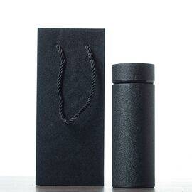 Термос 265мл "Металлический брусок", исинская глина (8541)-