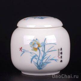 Чайница "Орхидея" (фарфор)-