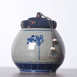 Чайница 300мл "Ву", керамика, роспись (87202)-