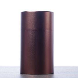 Баночка для чая 350мл, металл, коричневая (87285)-