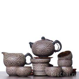 Набор посуды, керамика, 10 предметов (7406)-