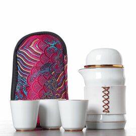 Офисно-походный набор, фарфор (7504)-