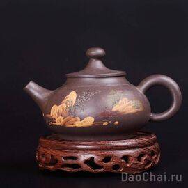 Чайник "Пейзаж" 140мл (форма Хвост феникса)-
