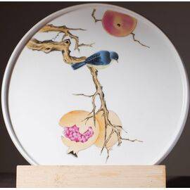 Чайный пруд 20см "Гранат", фарфор из Цзиндечжэнь (71001)-