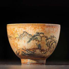 Пиала 40мл, фарфор из Цзиндэчжень (400239)-