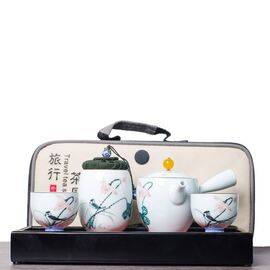 Дорожный набор посуды с чабанью “Лотос” (7448)-