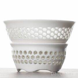 Сито с подставкой, рисовый фарфор (81444)-