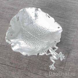 Сито "Лягушка на листе", олово (81449)-