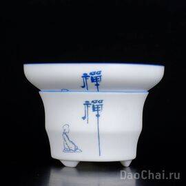 Сито с подставкой "Осознание" (фарфор, синтетический фильтр)-