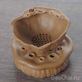 Сито с подставкой "Коробочка лотоса", глина (81451)-