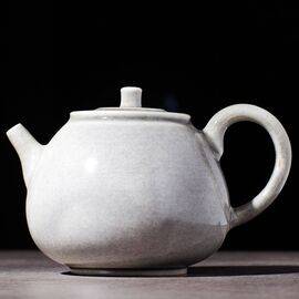 Чайник 205мл, фарфор из Цзиндечжэнь (77171)-