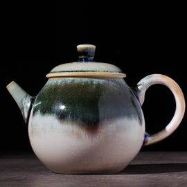 Чайник 195мл, фарфор из Цзиндечжэнь (77179)-