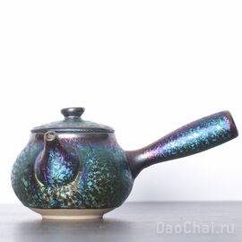 Чайник 230мл, павлинья глазурь (7740)-
