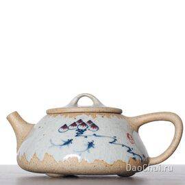 Чайник 160мл Ши Пяо, керамика, глазурь (7758)-