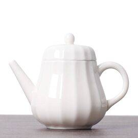 Чайник 165мл «Беседка для размышлений», фарфор «бараний жир» (7777)-