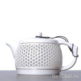 Чайник 255мл, рисовый фарфор (7754)-