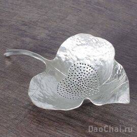 Сито «Лист», олово, ручная работа (814360)-