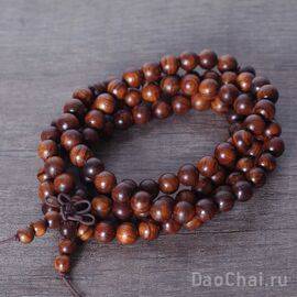 Четки 108 бусин, 8мм, палисандр (99100)-