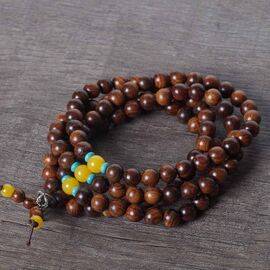 Четки 108 бусин, 8мм, вьетнамский палисандр (99146)-