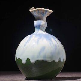 Вазочка 12см, фарфор (94008)-