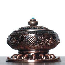 Курильница сянлу «8 драгоценностей Будды», томпак (950112)-