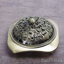 Курильница под благовония в спиралях, латунь (9571)-