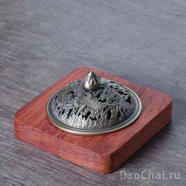 Курильница под благовония в спиралях «Дракон в облаках», палисандр (9593)-