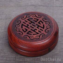 Курильница под спиральные благовония "Шоу - долголетие", палисандр (9574)-
