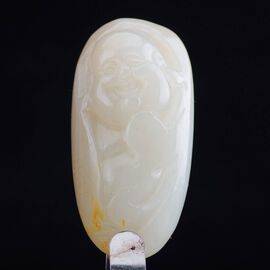 Подвеска "Милэфо", хотаньский нефрит (99176)-