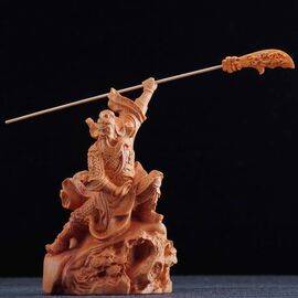 Фигурка "Гуань Юй", сычуанская туя  (98035)-