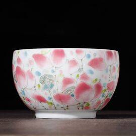 Пиала 160мл “Пруд с лотосами”, цзиндэчжэньский фарфор (52350)-