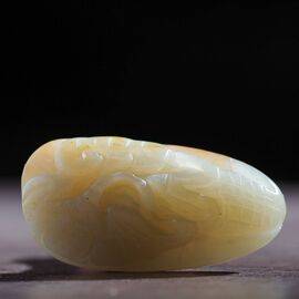 Подвеска “Початок кукурузы”, хотанский нефрит (99032)-