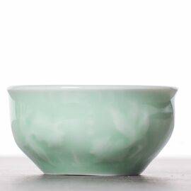 Пиала 55мл "Золотые рыбки", селадоновый фарфор (52413)-