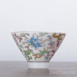 Пиала 45мл, фарфор, эмаль (51711)-