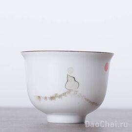 Пиала 80мл "Созерцание", фарфор, ручная роспись (51735)-