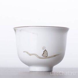 Пиала 80мл "Медитация", фарфор, ручная роспись (51741)-