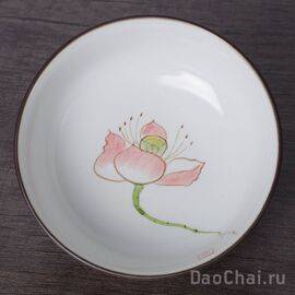 Пиала 80мл "Цветок лотоса", ручная роспись (51775)-