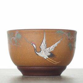 Пиала 155мл "Журавль", ручная роспись (52483)-