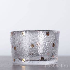 Пиала 60мл, стекло, золочение (51757)-