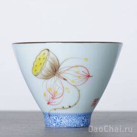 Пиала 55мл "Коробочка лотоса", ручная роспись (51789)-