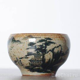 Пиала 80-100мл, керамика, ручная роспись (51898)-