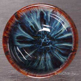 Пиала 80мл «Лед Байкала», обливная керамика (51970)-